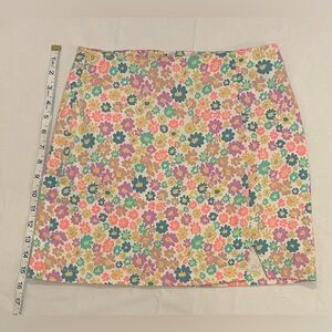 Wild Fable Multicolor Floral Mini Skirt